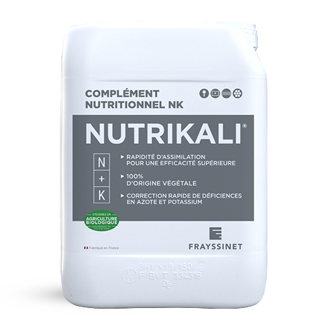 Bidon de 10 litres NUTRIKALI, engrais organique liquide NK de Frayssinet