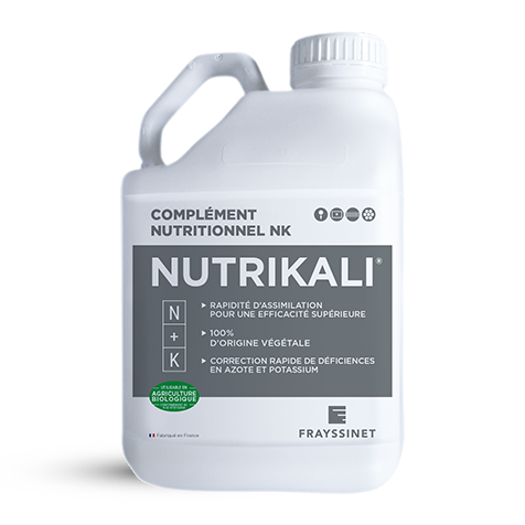 Bidon de 5 litres NUTRIKALI, engrais organique liquide NK de Frayssinet